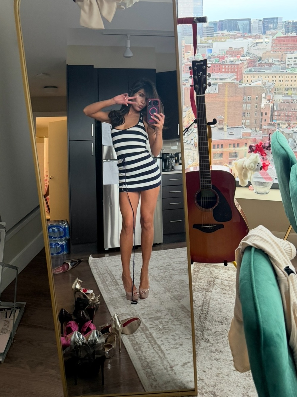 Frankie’s Bikini Dolly Knit Dress RARE